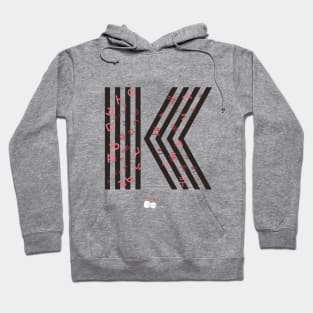 Korean alphabet with K Hoodie